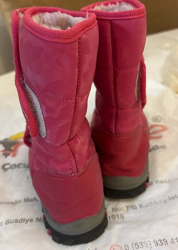 Kız Çocuk Pembe Lastik Botlar - Görsel 5