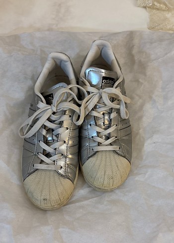 Gri Adidas Kadın Spor Ayakkabı - Görsel 4