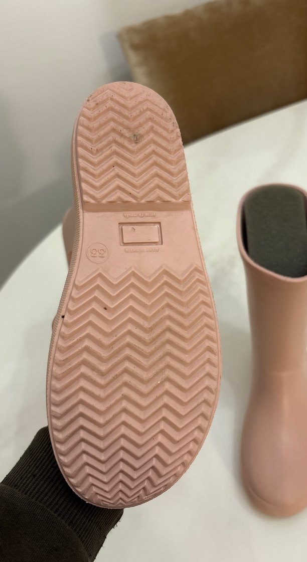 Kız Çocuk Pembe Lastik Botlar - Görsel 5