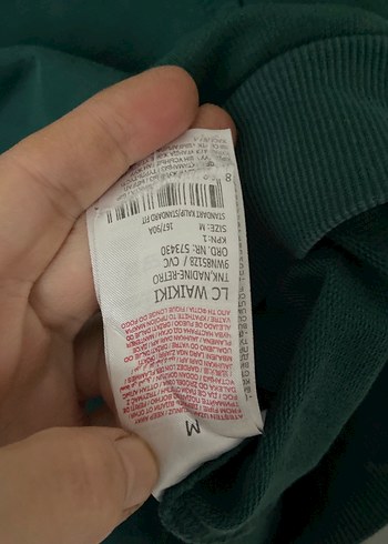 Kapüşonlu Uzun Kollu Yeşil Sweatshirt tunik - Görsel 4