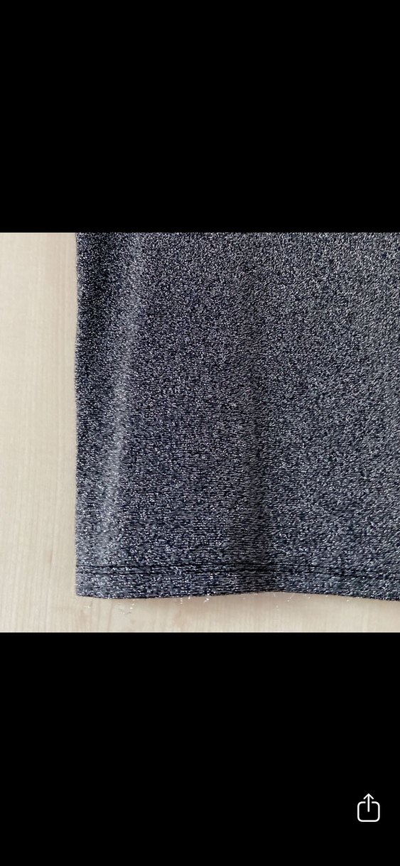 Gri  simli Kadın Mini likralı Etek - Görsel 2