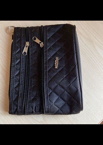 Siyah Deri Fermuarlı Kadın Çanta - Görsel 2