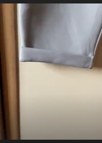 Gri rahat kalıp  Kadın Pantolon - Görsel 2