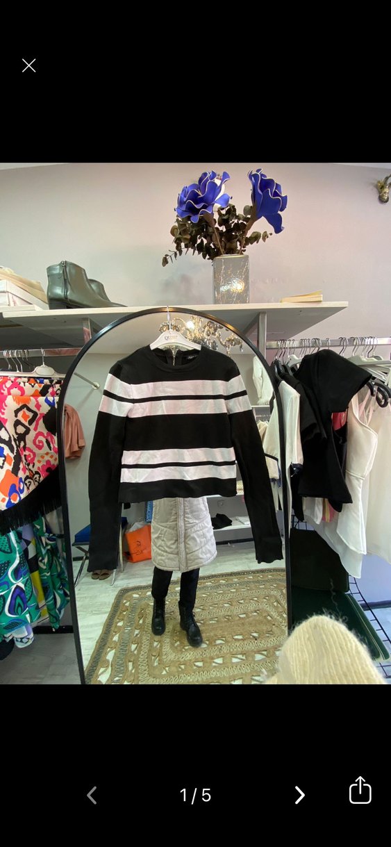 Kısa kazak crop krop - Görsel 3