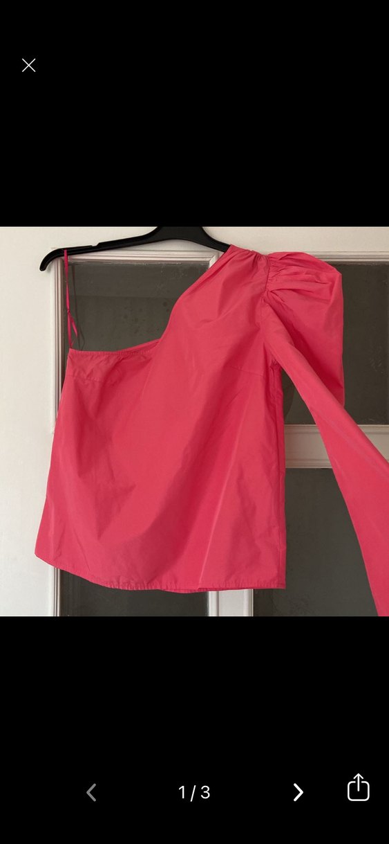 Tek Omuz  Bluz omuz dekolte - Görsel 3