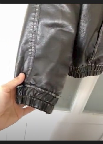 Bershka Erkek bershka Deri Ceket mont - Görsel 4