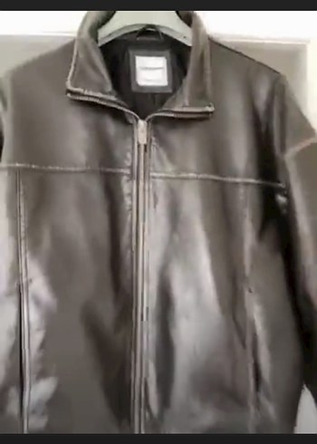 Bershka Erkek bershka Deri Ceket mont - Görsel 8