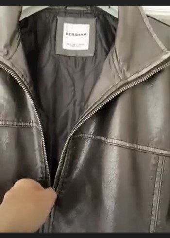 Bershka Erkek bershka Deri Ceket mont - Görsel 7
