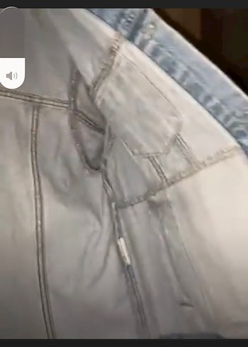 Mavi jean Denim Ceket mont - Görsel 4