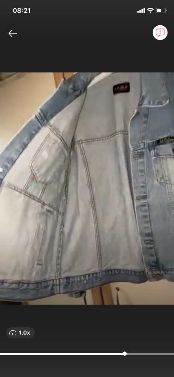 Mavi jean Denim Ceket mont - Görsel 5
