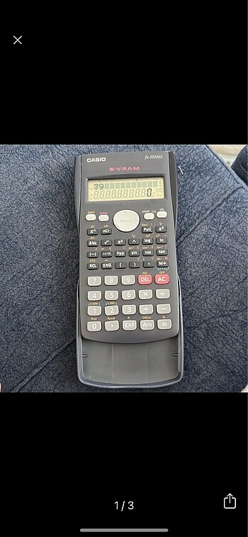 Casio hesap makinası