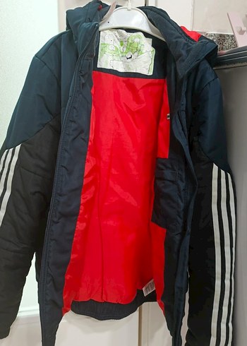 11-12 Yaş Beden mavi Renk Erkek Çocuk Adidas Mont
