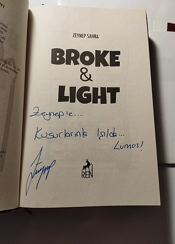 İmzalı Broke & Light