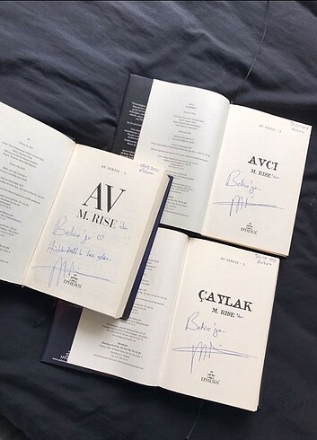 Beden Av serisi ilk üç kitap.