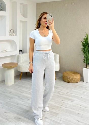YAZLIK STRADIVARIUS MODEL ÇİZGİLİ CEPLİ