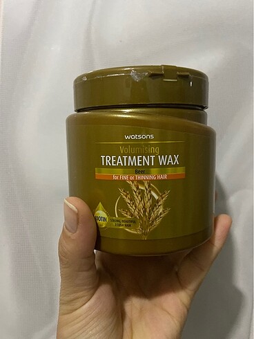 Saç şekillendirici ve hacim verici wax