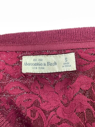 s Beden bordo Renk Abercrombie & Fitch Kazak / Triko %70 İndirimli.