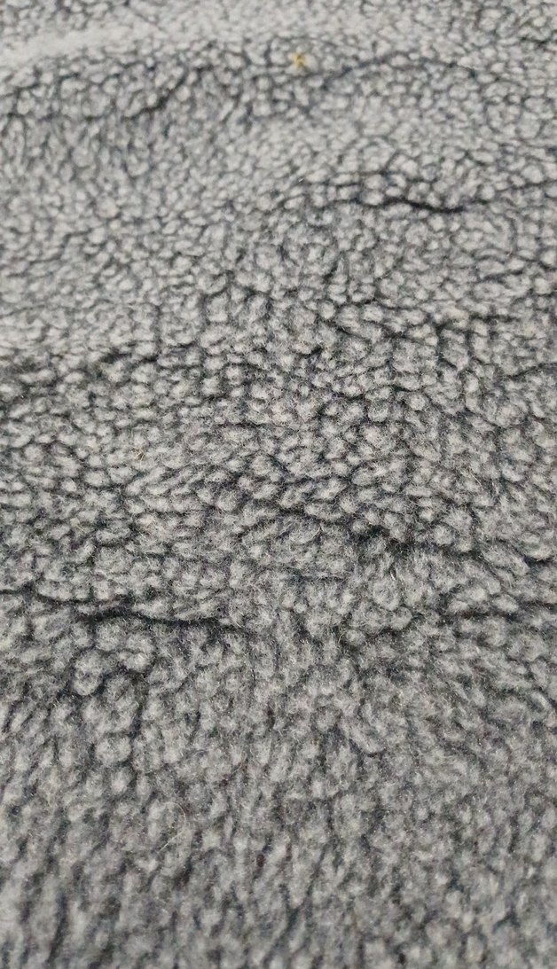 Gri Peluş Kumaş - Görsel 2