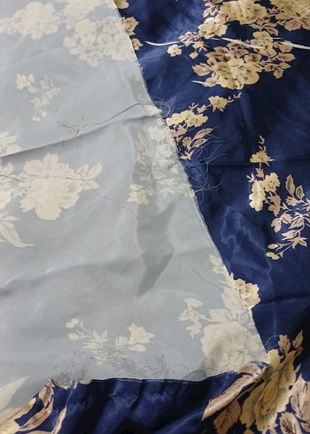 Parlak Çiçek desenli Kumaş - Görsel 5