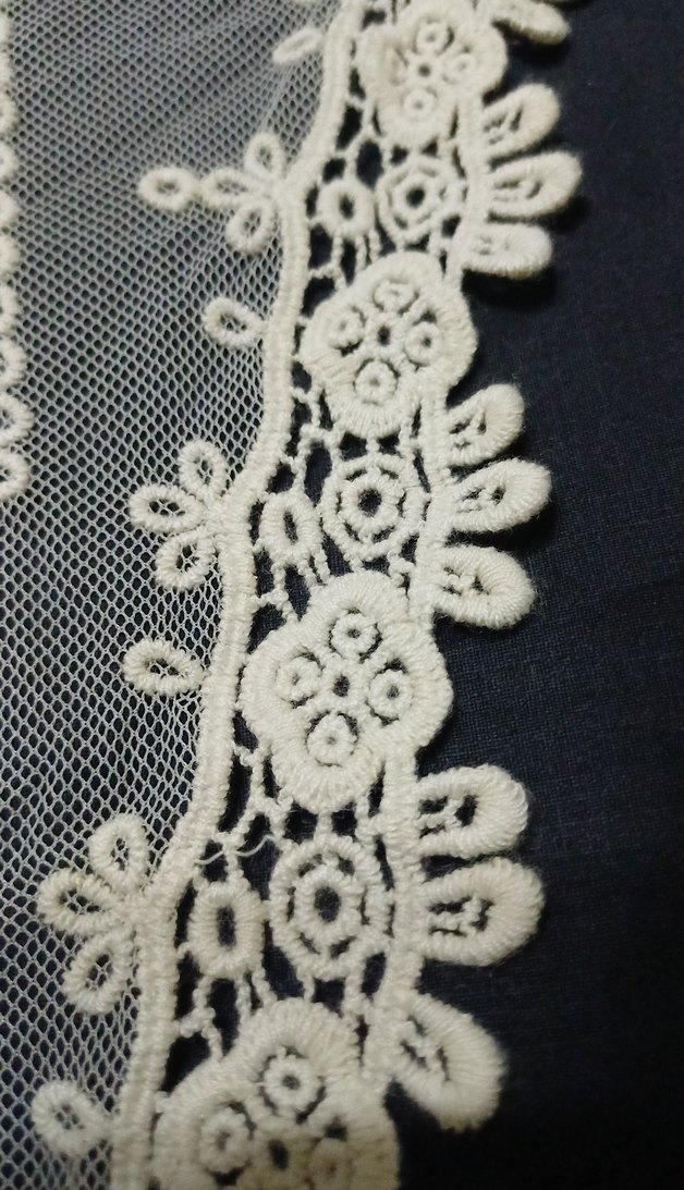 Bohem Dantel İşlemeli Dekoratif Yaka - Görsel 2