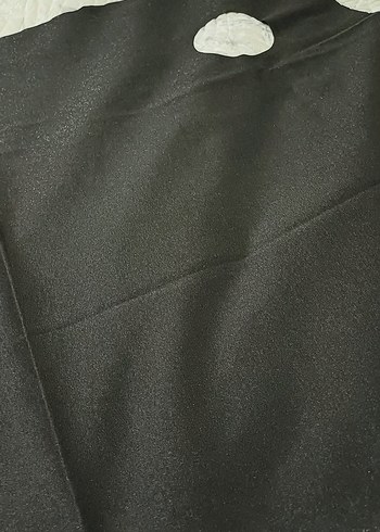 Siyah Simli Likralı Kumaş - Görsel 3