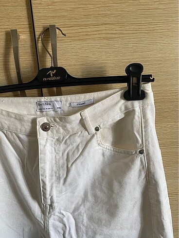 Bershka beyaz jean pantalon