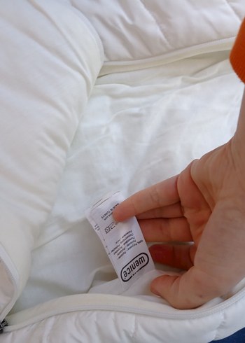 Beyaz Kız Bebek Kapüşonlu Kar Tulumu - Görsel 5