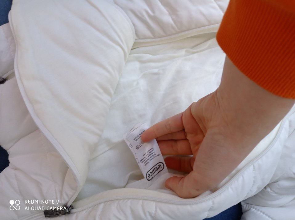 Beyaz Kız Bebek Kapüşonlu Kar Tulumu - Görsel 5