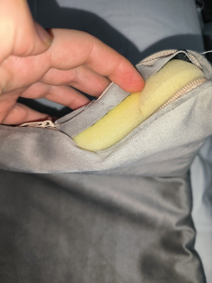 Gri Modern Desen Yastık - Görsel 5