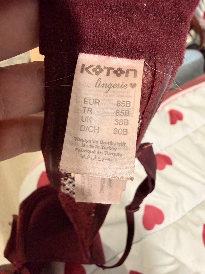 Bordo Sütyen destekli - Görsel 4