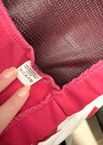 Pembe Kadın Midi Boy kar montu - Görsel 7