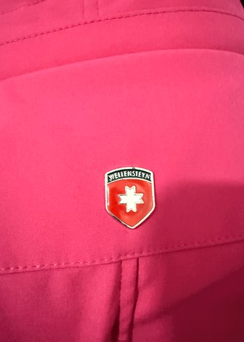 Pembe Kadın Midi Boy kar montu - Görsel 4