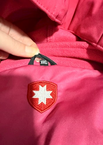 Pembe Kadın Midi Boy kar montu - Görsel 6