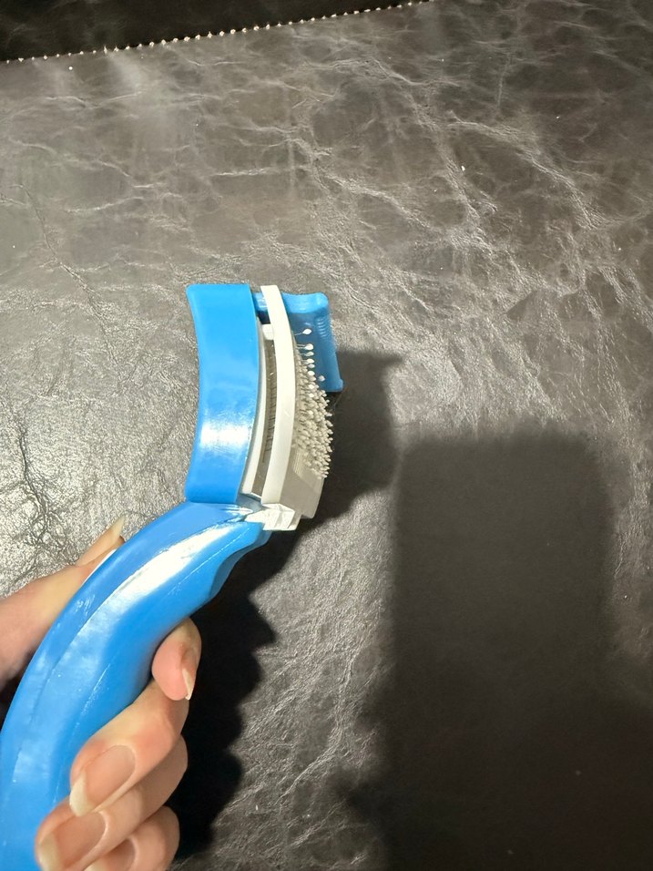 PetZoom Mavi evcil hayvan Tüy Tarağı - Görsel 3