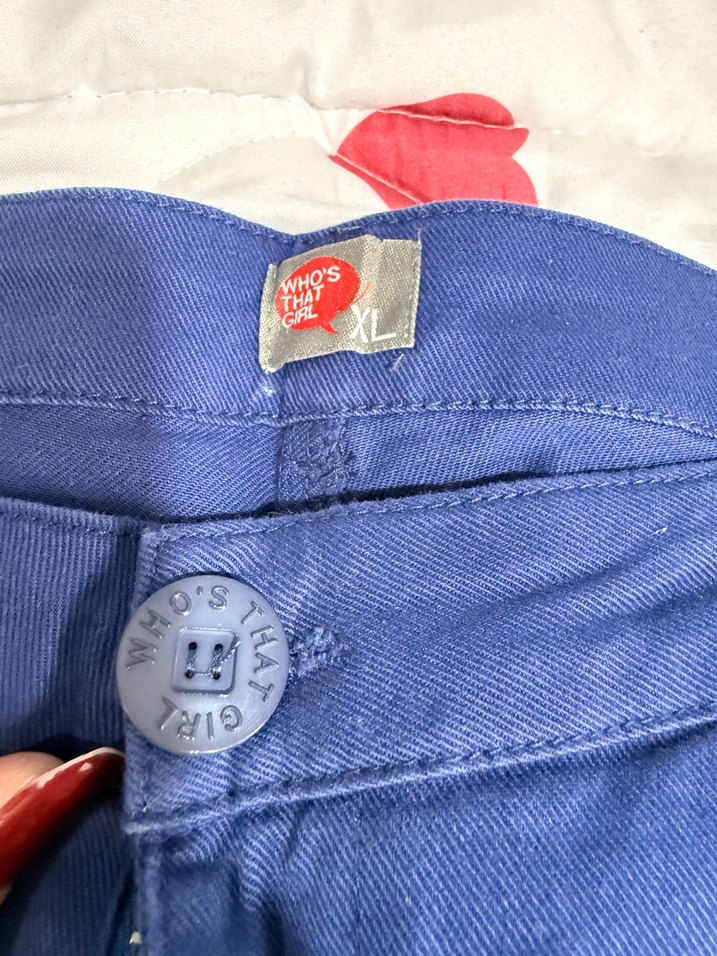 Mavi Kadın Denim Düğmeli Pantolon - Görsel 3