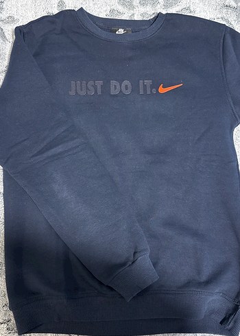 Nike Lacivert Bisiklet Yaka Sweatshirt