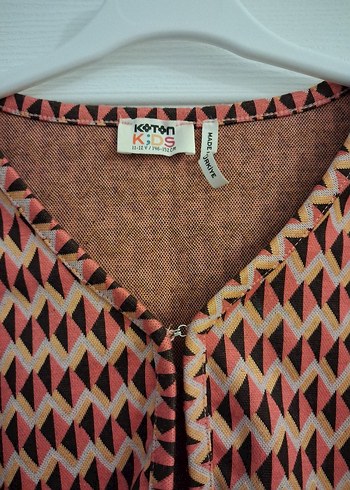 Düğmeli Bohem Kız Bolero, Uzun Kollu - Görsel 2