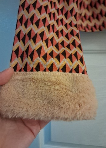 Düğmeli Bohem Kız Bolero, Uzun Kollu - Görsel 3