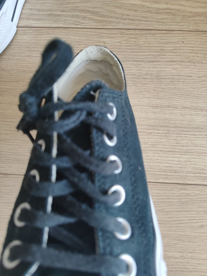 Converse Kadın siyah Beyaz Sneakers - Görsel 3