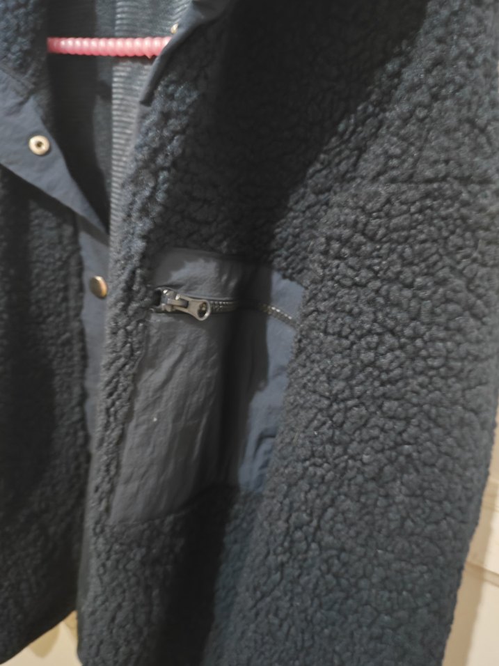 lacivert Düğmeli Kadın Midi Ceket - Görsel 3