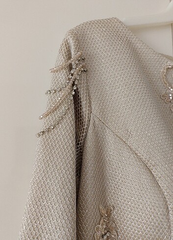 Bayan tesettür abiye elbise  - Görsel 3