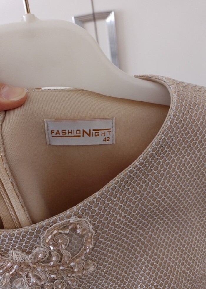 Bayan tesettür abiye elbise  - Görsel 5