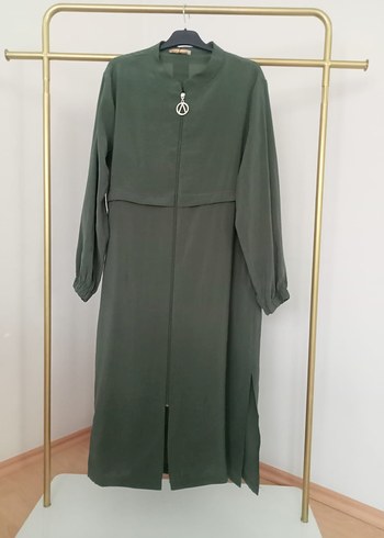 Kadın uzun Kol Haki Kap tunik - Görsel 6