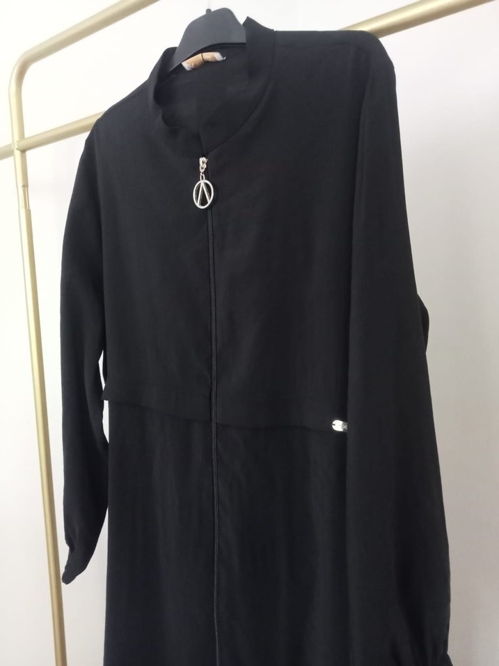 Kadın uzun Kol Haki Kap tunik - Görsel 4