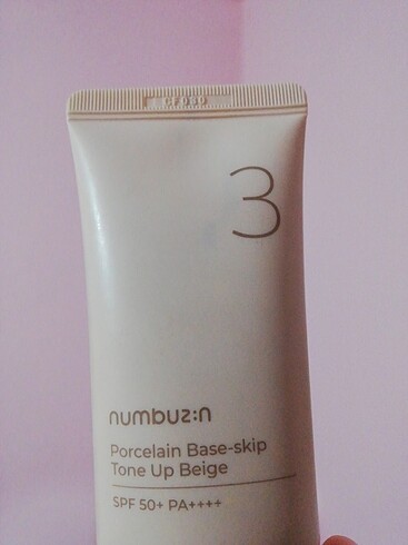 Numbuzin güneş kremi