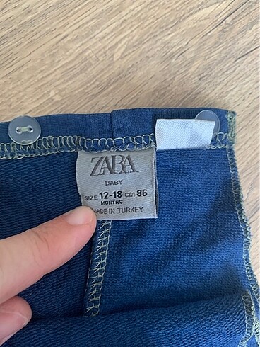 1,5 Yaş Beden Zara salopet
