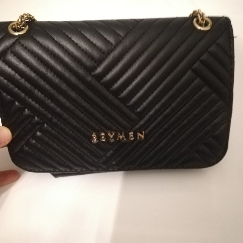 Zincir Detaylı Siyah Kadın Çanta - Görsel 2