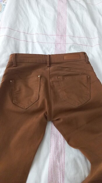 36 Beden camel Renk Taba jean pantolon