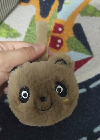 Nakışlı Kürklü Çocuk Kulaklık - Görsel 3