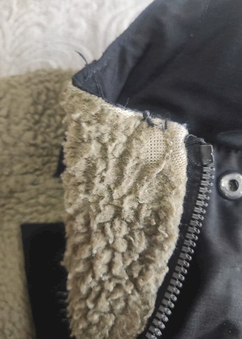 Siyah Erkek Mont - Görsel 4